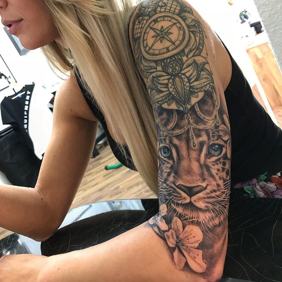 Leopard & Kompass Sleeve